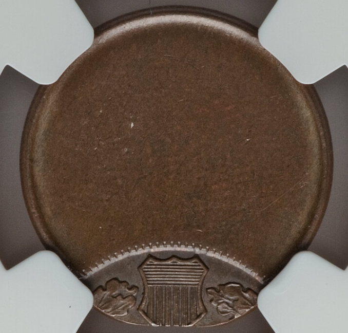 1891 Indian Head Penny off-center strike error with visible blank crescent and shifted Liberty portrait, date readable